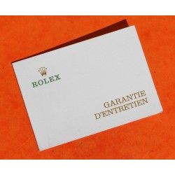 ROLEX RARE GARANTIE D'ENTRETIEN SIGNEE AD PAPIER -REVISION DE MONTRES TUDOR, ROLEX VIERGE