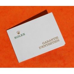 ROLEX, TUDOR RARE VINTAGE 90's FRENCH SIGNED AD BLANK SERVICE PAPER WARRANTY PAPER ROLEX WATCHES