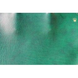 RARE AUTHENTIC ROLEX ACCESSORIE GREEN LEATHER BRIEFCASE, DOCUMENTS CASE BAG MENS
