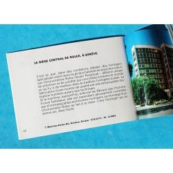 Booklet ROLEX "Votre Rolex Oyster" French language Brochure 80´S EXPLORER Instruction SUBMARINER, GMT, DAYTONA, DATEJUST