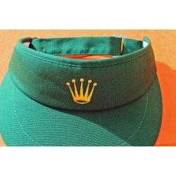 ★★ RARE CASQUETTE VISIÈRE ROLEX VERTE AUTHENTIQUE & NEUVE ★★