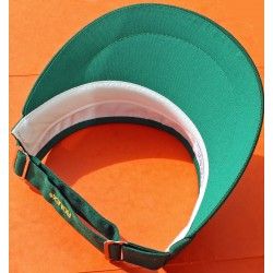 ★★ RARE CASQUETTE VISIÈRE ROLEX VERTE AUTHENTIQUE & NEUVE ★★