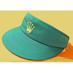 ★★ RARE CASQUETTE VISIÈRE ROLEX VERTE AUTHENTIQUE & NEUVE ★★