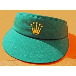 ★★ RARE CASQUETTE VISIÈRE ROLEX VERTE AUTHENTIQUE & NEUVE ★★