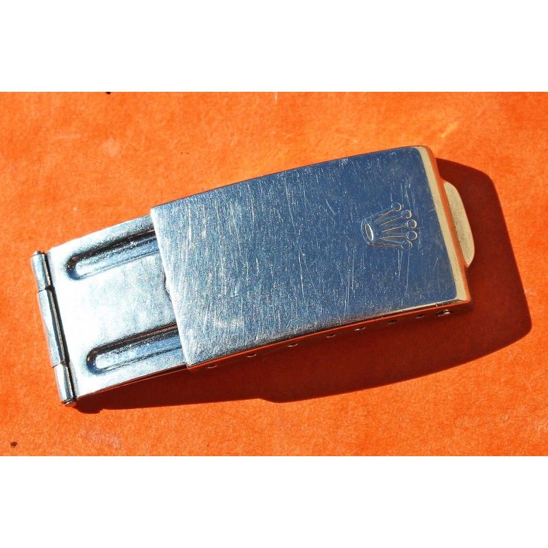 Rare Vintage 60's Rolex Clasp for Oyster Bracelet Band, ref 6251H deployant buckle folded or solid links GMT 6542, 1675 PCG