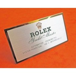 PLAQUE ROLEX GOODIES YACHMASTER COLLECTION