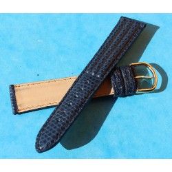 STUNNING DARK BLUE WATCHES LEATHER STRAP BAND 19mm WITH BUCKLE
