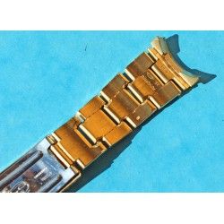 ♛♛ Rare Rolex Gold Electro Plated Oyster Watch Band Bracelet 78351 / 457 Bracelet 19mm Vintages Collectables straps ♛♛