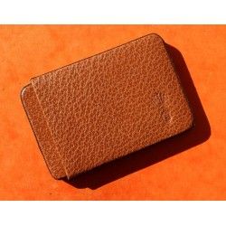 GENUINE LUXURY ROLEX TOBACCO COLOR LEATHER CARD HOLDER TRAVEL