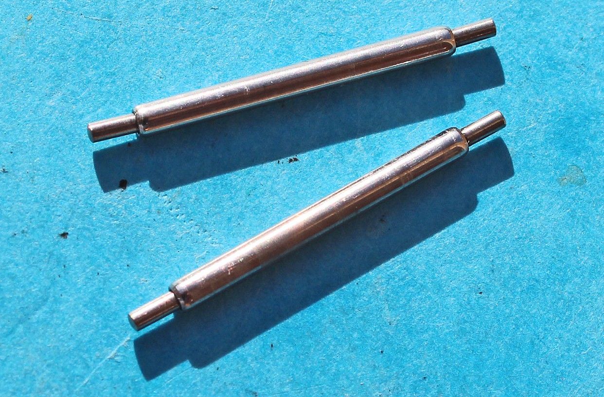 20mm Bronze Pre-V Spring Bars & Buckle For Panerai Luminor Leather Strap – Unbranded