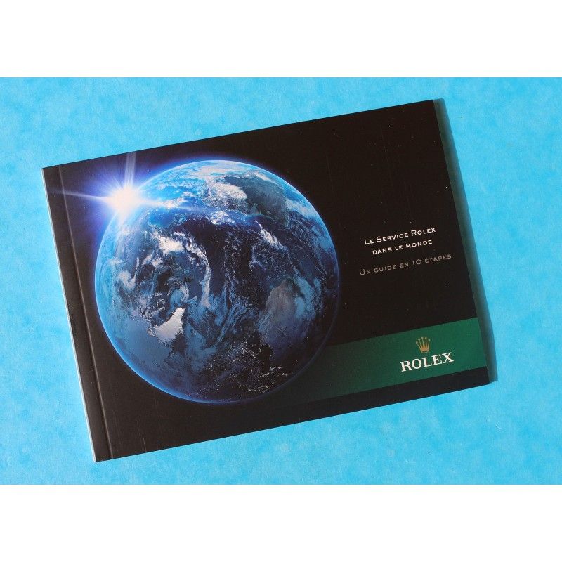 BRAND NEW ROLEX MODERN SERVICE FACTORY 10 STEPS BOOKLET SUBMARINER, GMT, DAYTONA, EXPLORER WATCHES