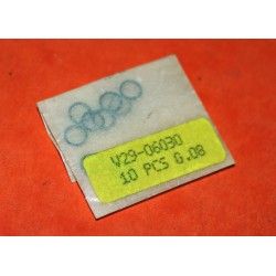 GENUINES NOS ROLEX BLACK GASKETS Ref V29-06030 X 10 PIECES 0.08