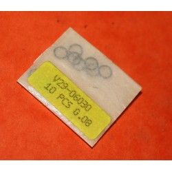 GENUINES NOS ROLEX BLACK GASKETS Ref V29-06030 X 10 PIECES 0.08