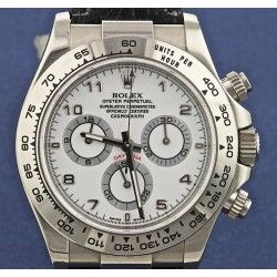 ★ Exquisite ROLEX Arabic 18kt White Gold DAYTONA watches dial Ref.116509, 116519, 116520, 116528 cal 4130 auto ★