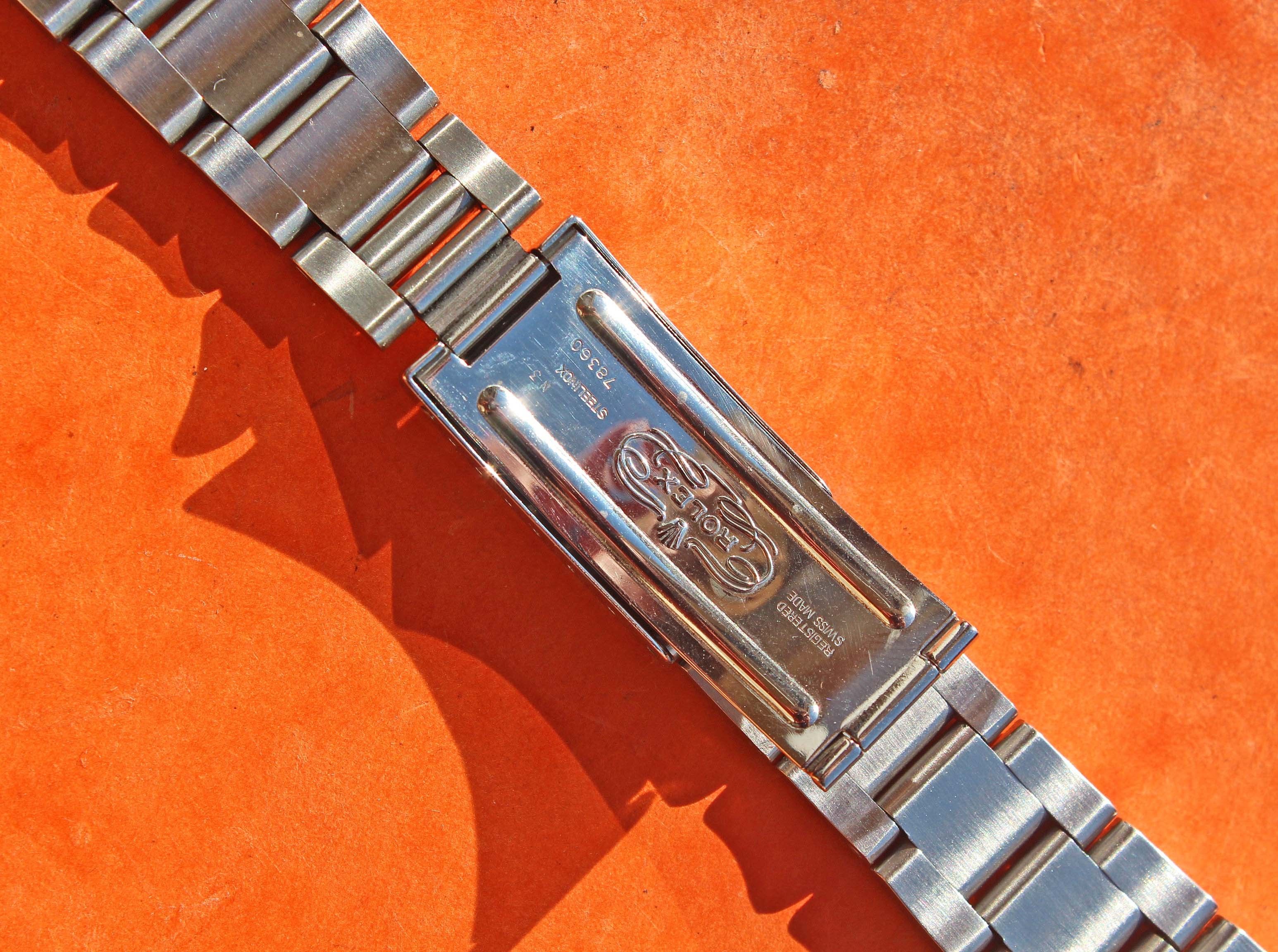 ROLEX OYSTER BRACELET 78360 20mm DATEJUST 1601 GMT MASTER 1675 16750 EXPLORER 1016 FRECCIONE