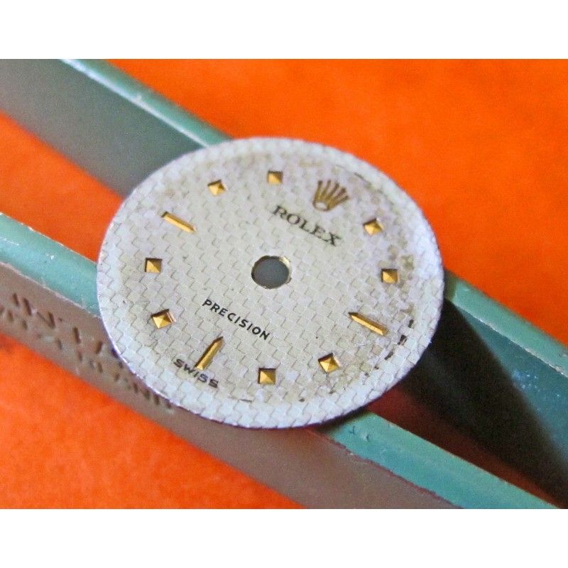 VINTAGE LADY ROLEX HONEYCOMB DIAL PRECISION 1950 TAPISSERY