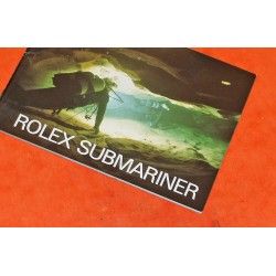 VINTAGE BOOKLET ROLEX SUBMARINER 5513-1987