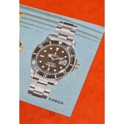 VINTAGE BOOKLET ROLEX SUBMARINER 5513-1987