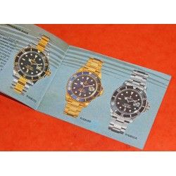 VINTAGE BOOKLET ROLEX SUBMARINER 5513-1987