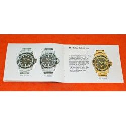 1978 ROLEX BOOKLET LIVRET SUBMARINER SEADWELLER 5513,1680,1665 ESPAGNOL