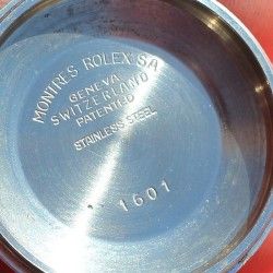 VINTAGE 1969 ROLEX OYSTER PERPETUAL DATE DATEJUST1600 FOND CASEBACK