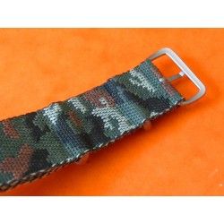 RARE NATO CAMOUFLAGE AVEC BOUCLE BROSSEE