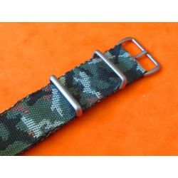 RARE NATO CAMOUFLAGE AVEC BOUCLE BROSSEE