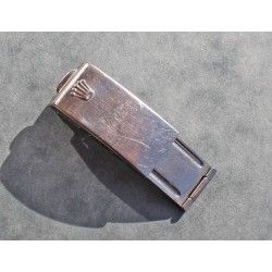 AUTHENTIQUE TUDOR FERMOIR DEPLOYANT ACIER Ref 7835 BRACELET ACIER A MAILLONS PLIES 19mm