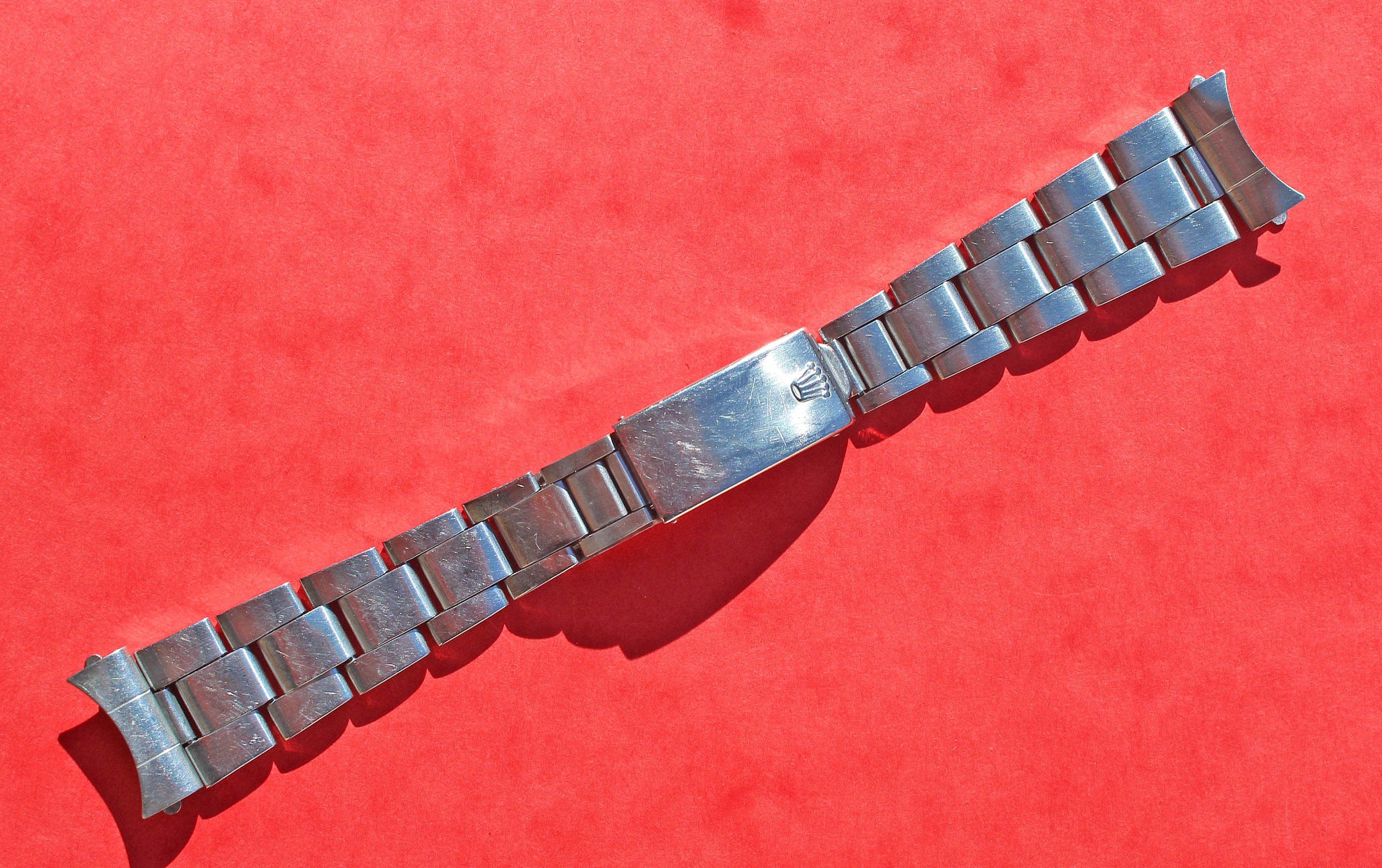 Rolex 19mm 70's SS Oyster Folded-Link 