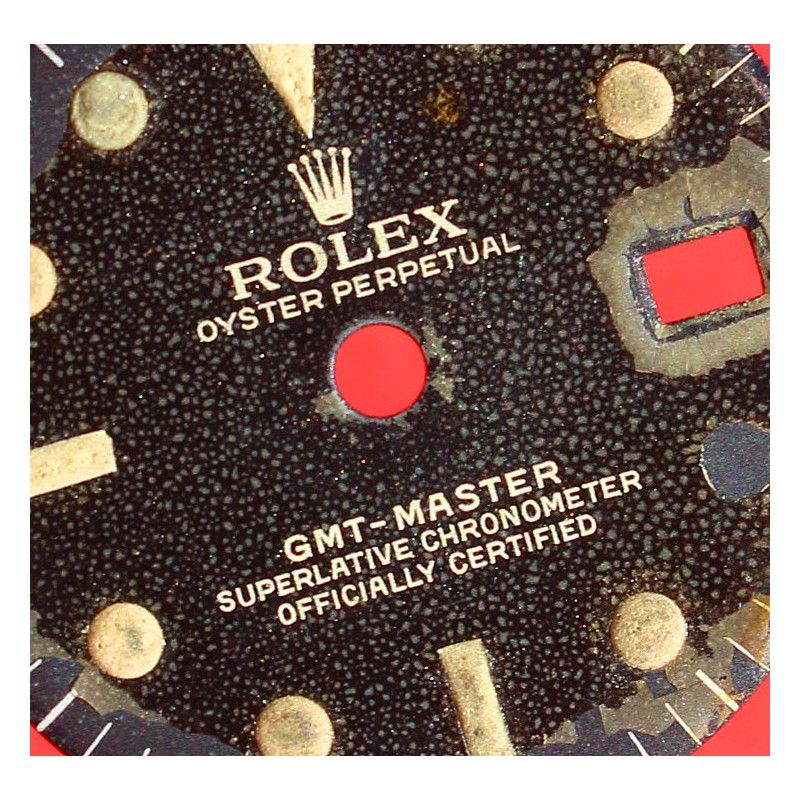 ▄▀▄ Vintage 60's Rolex 1675 GILT Gloss Tropical cadran tritium patiné GMT MASTER cal 1565, 1575 ▄▀▄