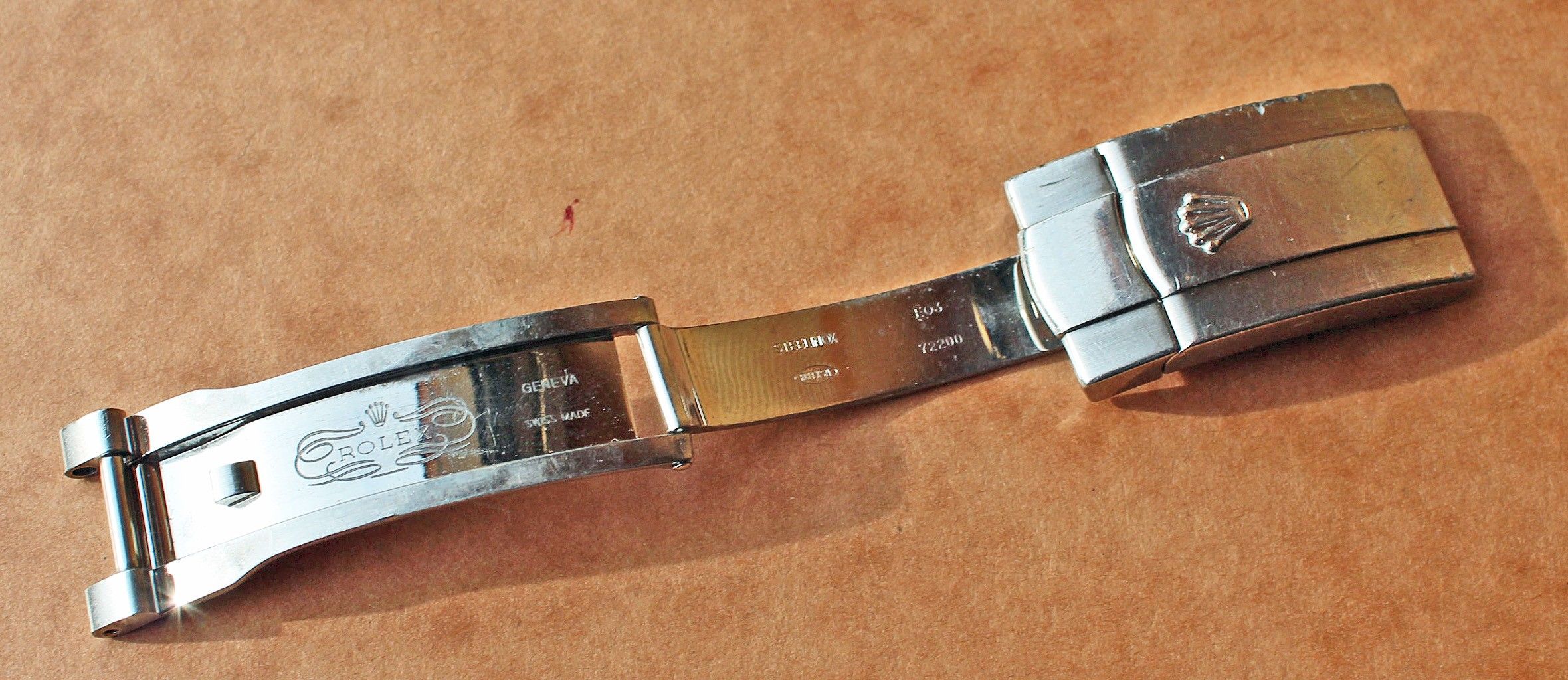 USED ROLEX BUCKLE 72200 DEPLOYANT 
