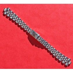 ROLEX VINTAGE BRACELET ACIER BIG LOGO DAMES JUBILEE 6251D / 13mm OYSTER LADY MAILLONS PLIES