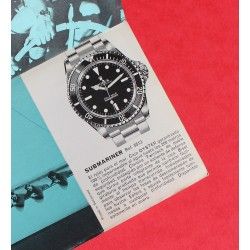 ROLEX 1979 BOOKLET LIVRET MONTRES VINTAGES SUBMARINER, SEA-DWELLER 5513, 1680, 1665, 1680/8 