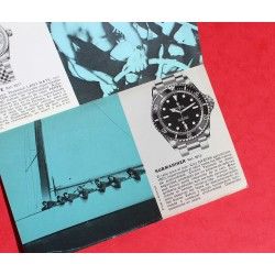 VINTAGE 1979 ROLEX SUBMARINER double RED DRSD SEA-DWELLER 1665 WATCHES Redsub 1680, 5513 WATCH BOOKLET, MANUAL CIRCA 1979