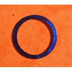 VINTAGE LUNETTE GRADUEE INTERNE BLEUE DE MONTRES BREITLING Ø34mm