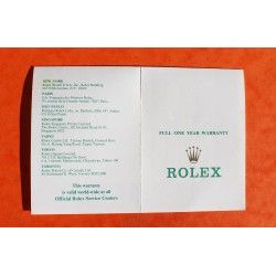 GARANTIE ROLEX 1992 PAPIER MONTRES ROLEX OYSTER PERPETUAL DATEJUST 16220 CERTIFICAT 