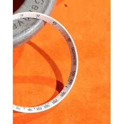 VINTAGE INNER TACHYMETER WHITE DISC BEZEL BREITLING WATCH BLACK NUMBERS Ø30mm