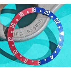 ROLEX 90's FADED INSERT GRADUE 24H DE LUNETTE GMT MASTER 16700, 16710, 16760 COULEUR PEPSI