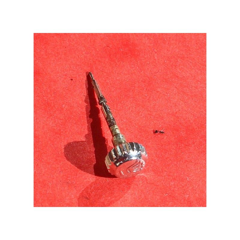 MONTRE UNE COURONNE REMONTOIR ETANCHE ACIER CHROME
