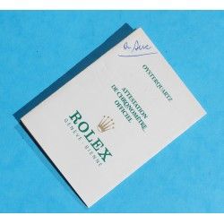 RARE 1971 GENUINE VINTAGE PUNCHED PAPER CERTIFICAT ATTESTATION DE CHRONOMETRE ROLEX OYSTER WATCHES