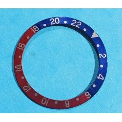 Rolex GMT Master watch Faded PEPSI Dark Blue & Red color S/S 16700, 16710, 16760 Bezel 24H Insert Part
