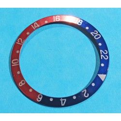 Rolex GMT Master watch Faded PEPSI Dark Blue & Red color S/S 16700, 16710, 16760 Bezel 24H Insert Part