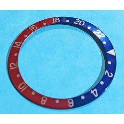 Rolex GMT Master watch Faded PEPSI Dark Blue & Red color S/S 16700, 16710, 16760 Bezel 24H Insert Part