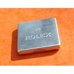 Rolex Vintage 50's Aluminum Watch Parts Tin Box tools Display Container hands, dials, insert, bezel, watchmaker horology spares