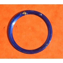 Stunning 90's Dark Blue color Rolex Submariner Tutone 16803, 16613, 16808, 16618, Gold Watch Bezel Insert Part