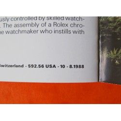 ★★ RARE VINTAGE 1988 ROLEX DAY-DATE BOOKLET-★★