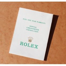 OLD 1977 ROLEX VINTAGE PAPER REGISTERED CERTIFICATE OYSTER PERPETUAL 6916 WATCHES