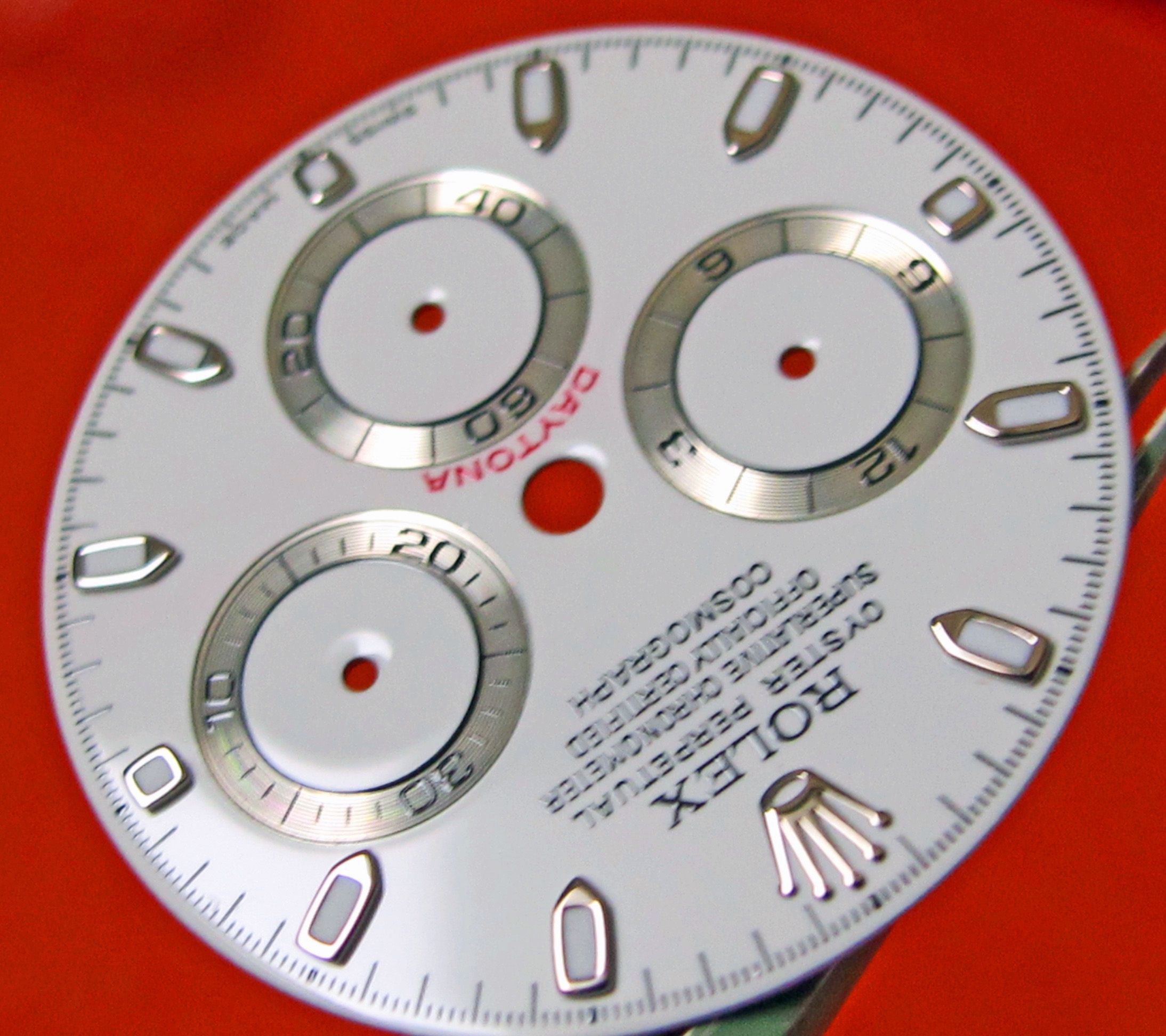 CADRAN ROLEX DAYTONA 116520 BLANC NEUF