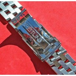 BREITLING POLISHED PILOTBAND 18mm LINK FOR 20mm BRACELET  polished