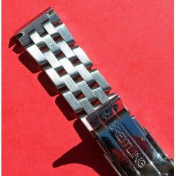 BREITLING POLISHED PILOTBAND 18mm LINK FOR 20mm BRACELET  polished